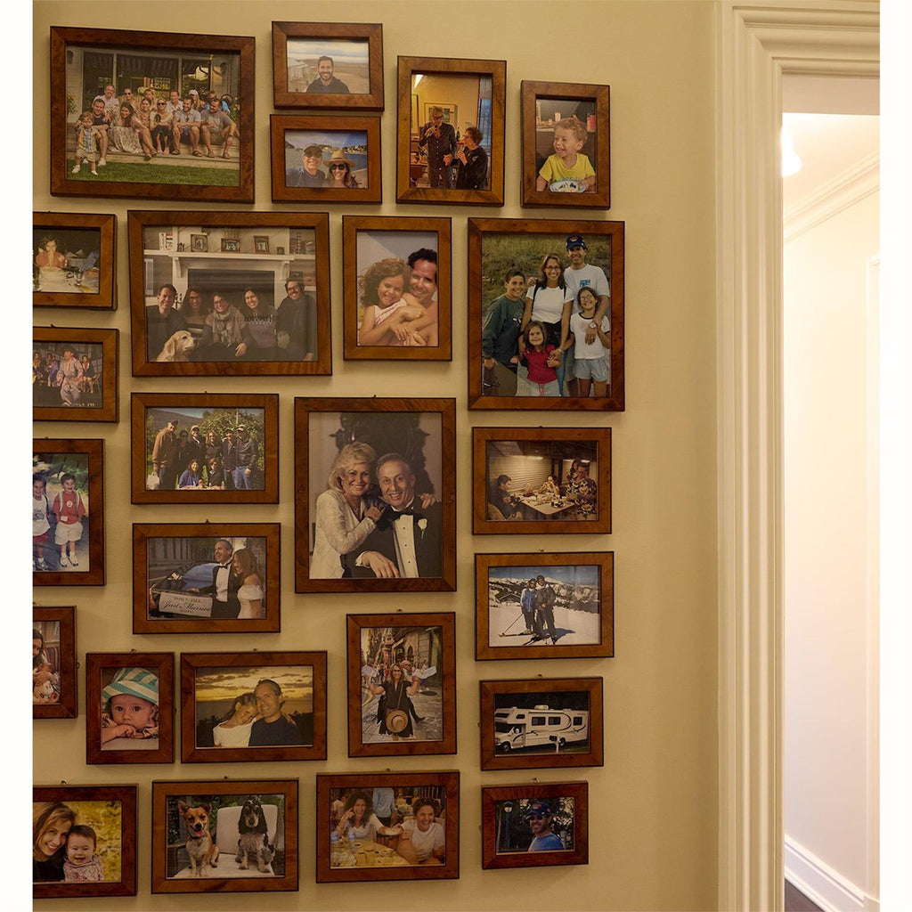 Burled Wood Photo Frame
