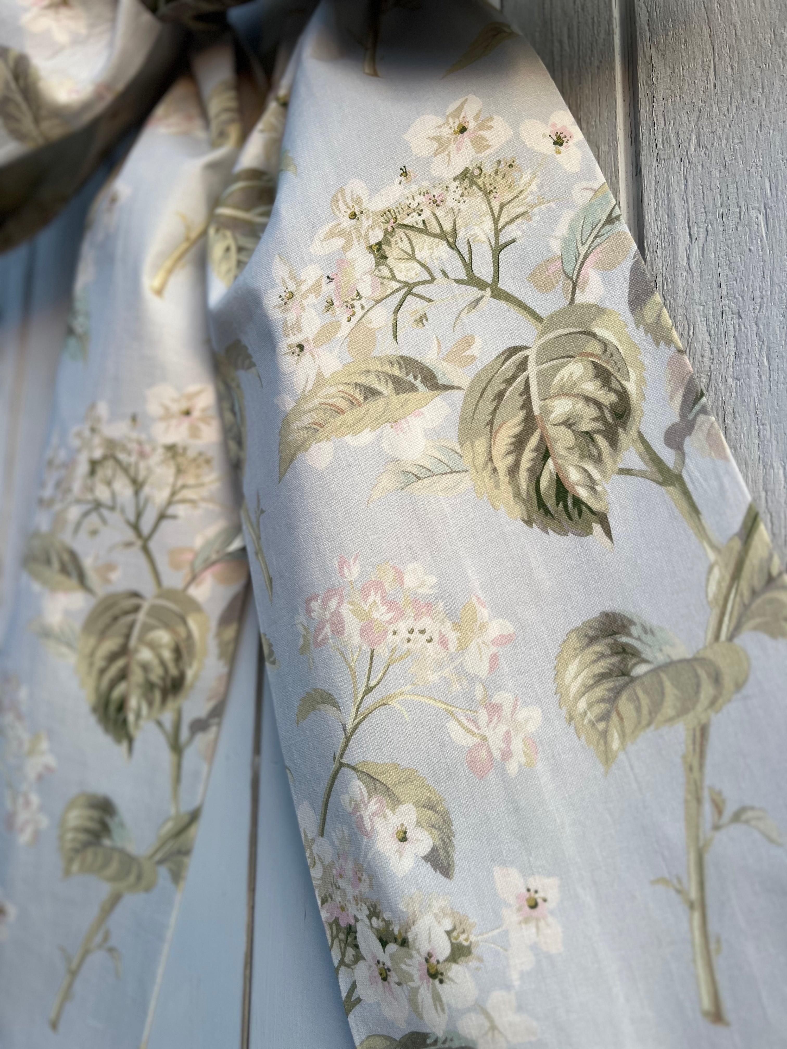Designer Eloise Blue Porcelin Floral Bow