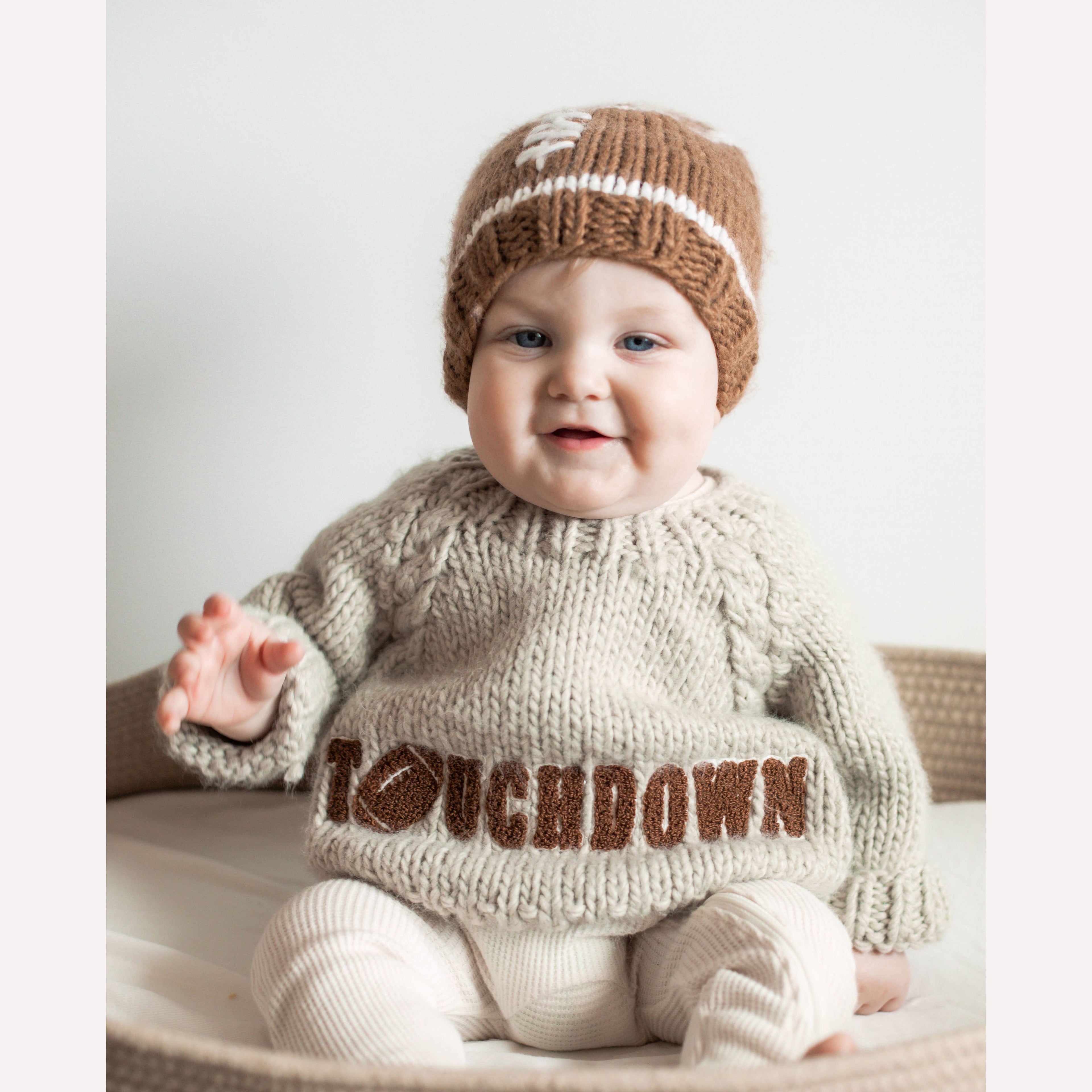 Touchdown Football Baby Sweater