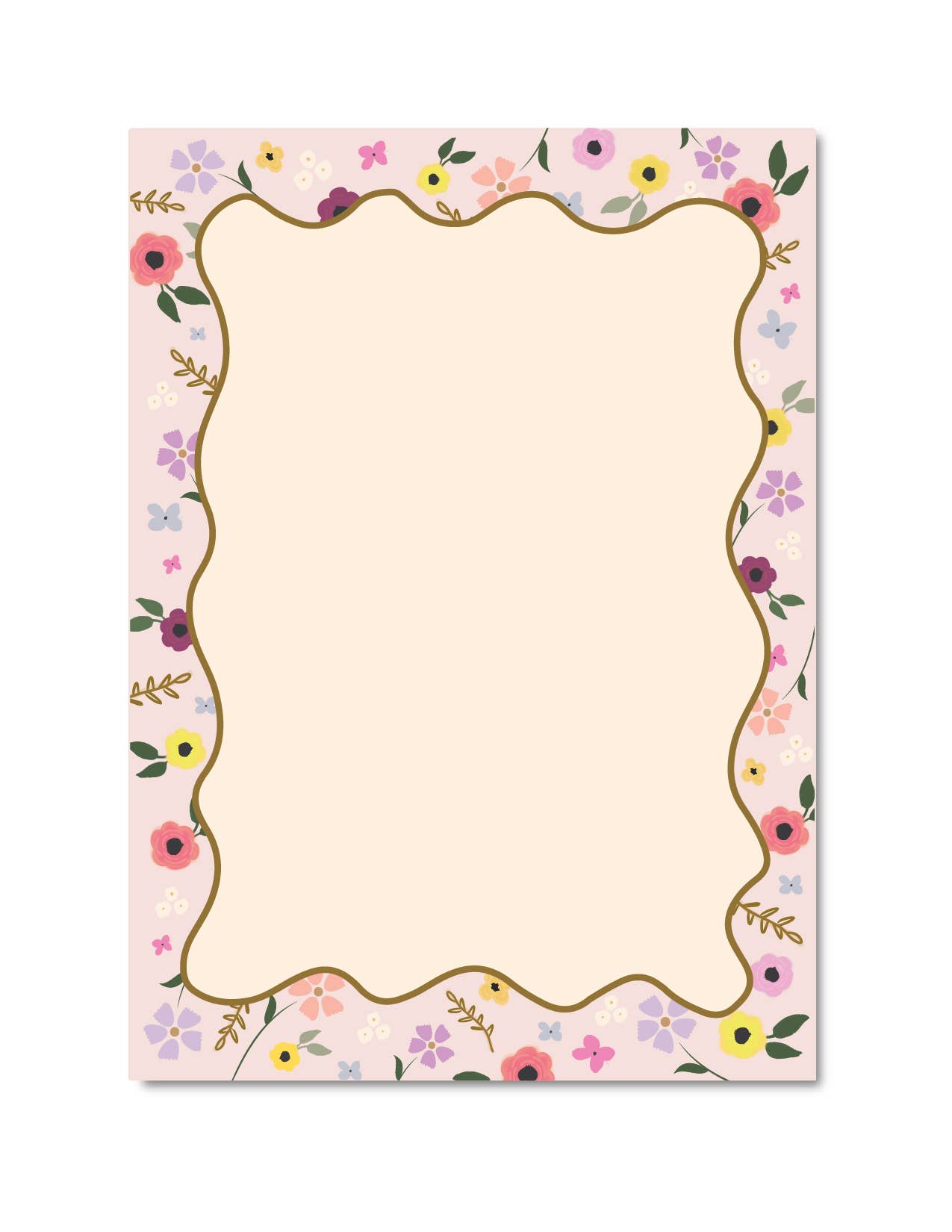Floral Frame Notepad