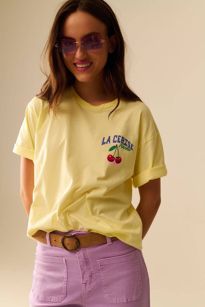 La Cerise Market Yellow Tee