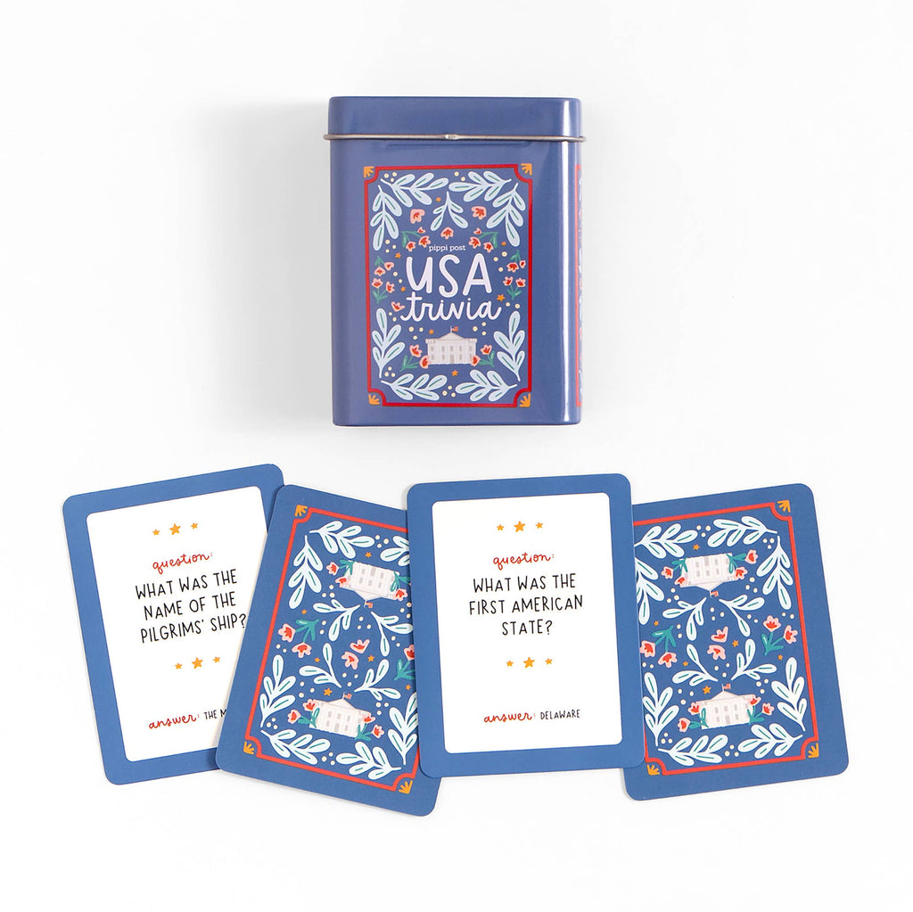 USA Trivia Game Tin