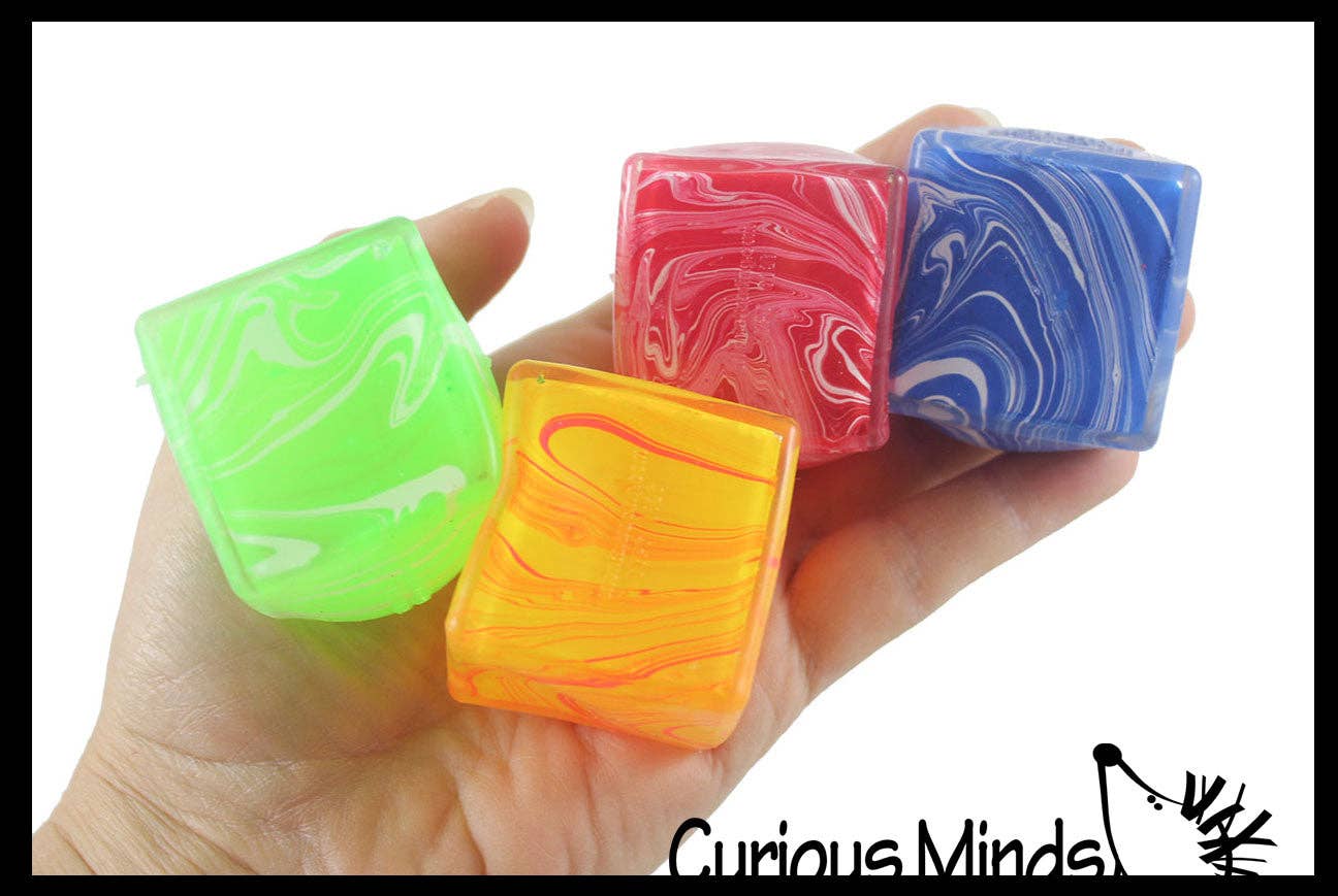 Marbled Sugar Ice Cube Stretch Ball