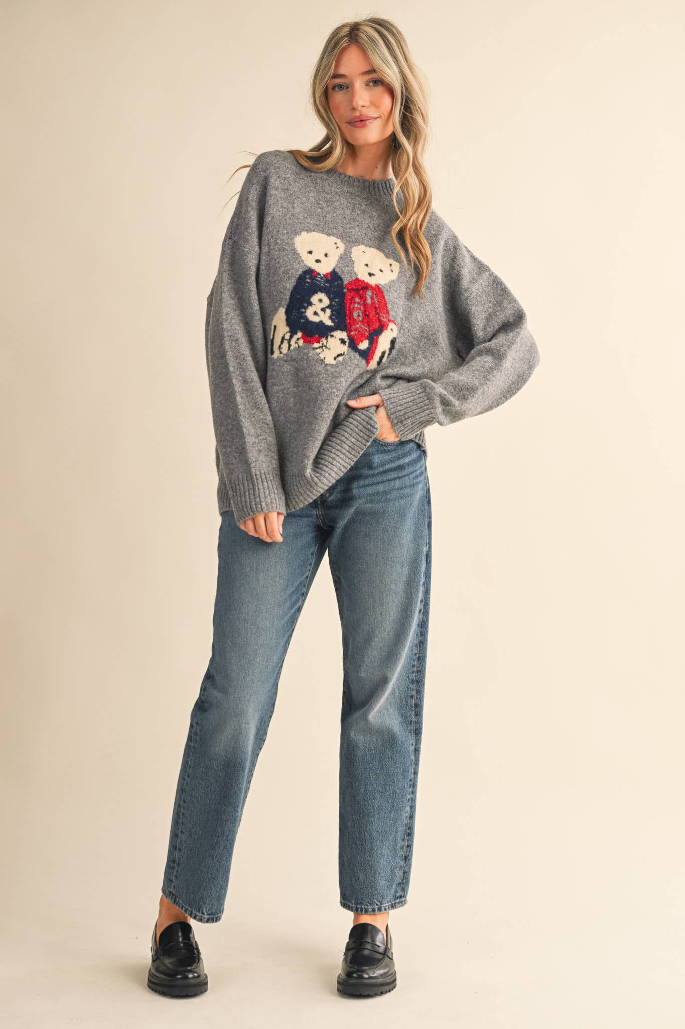 Teddy Bear Pullover Sweater