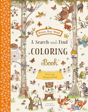Brown Bear Wood: A Search-and-Find Coloring Book