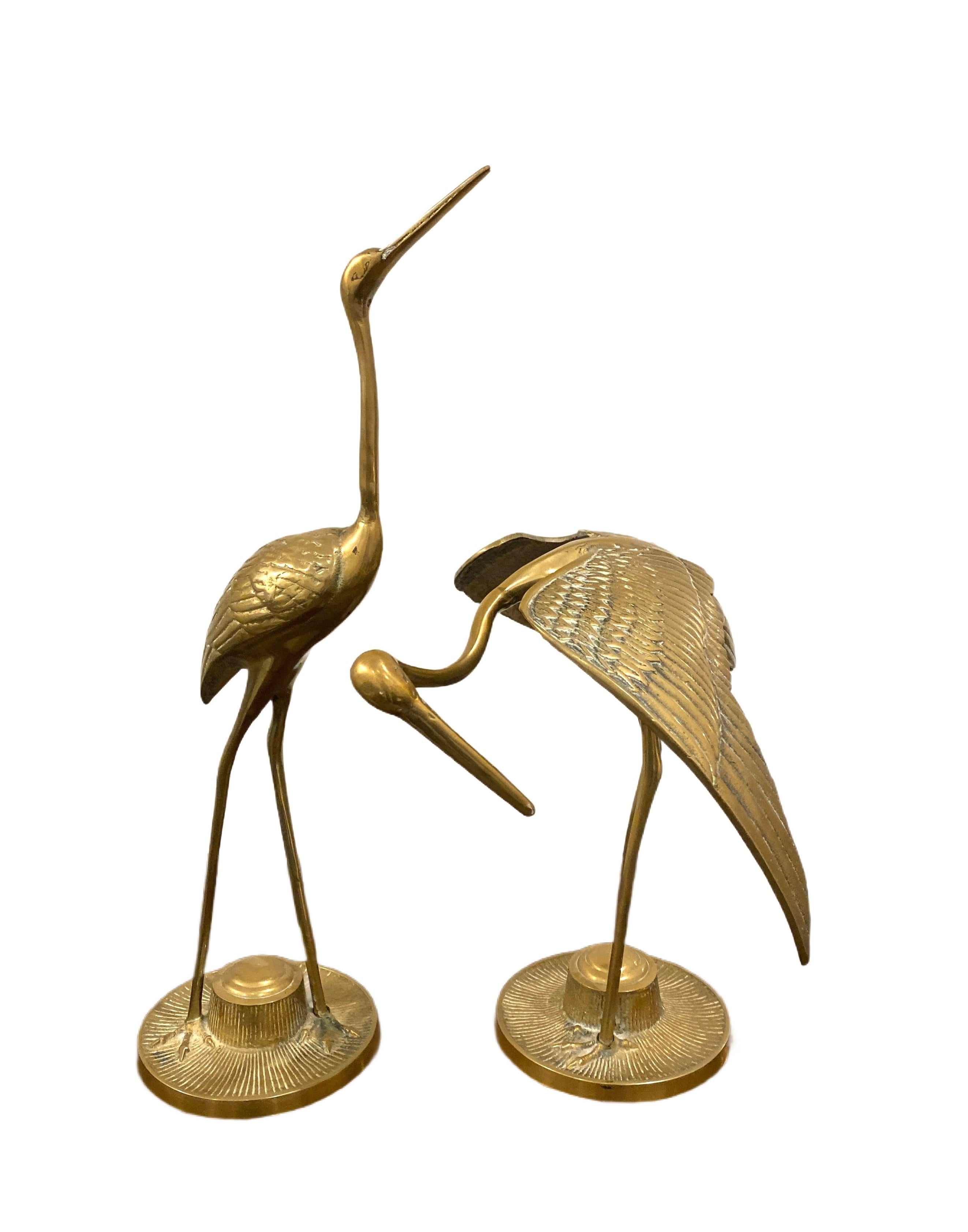 Brass Bird Sculptures