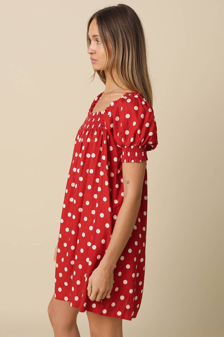 Ally Polka Dot Dress