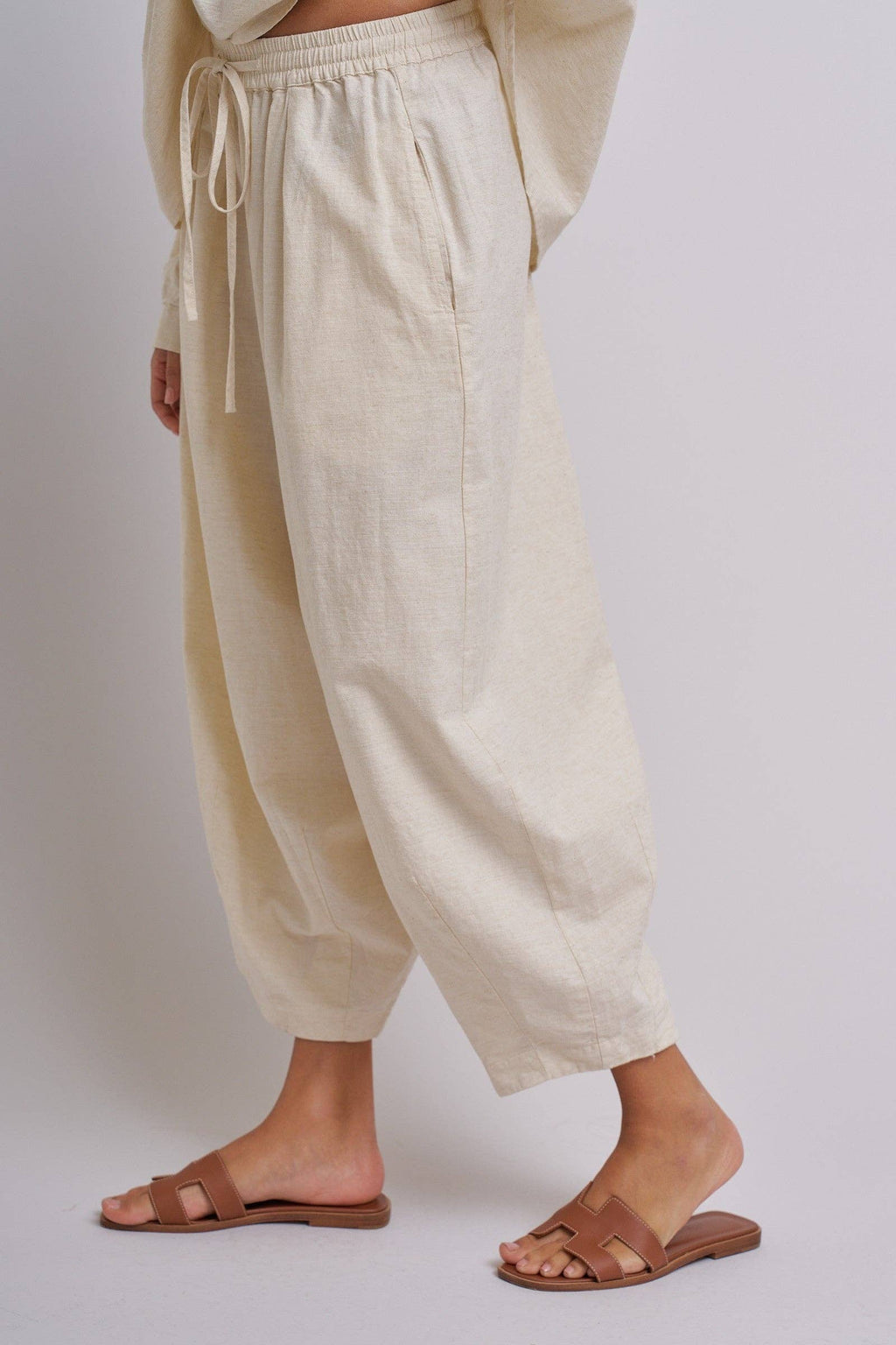 Drawstring Cocoon Pants
