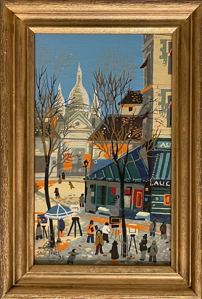 Paris Street II Miniature Folk Art