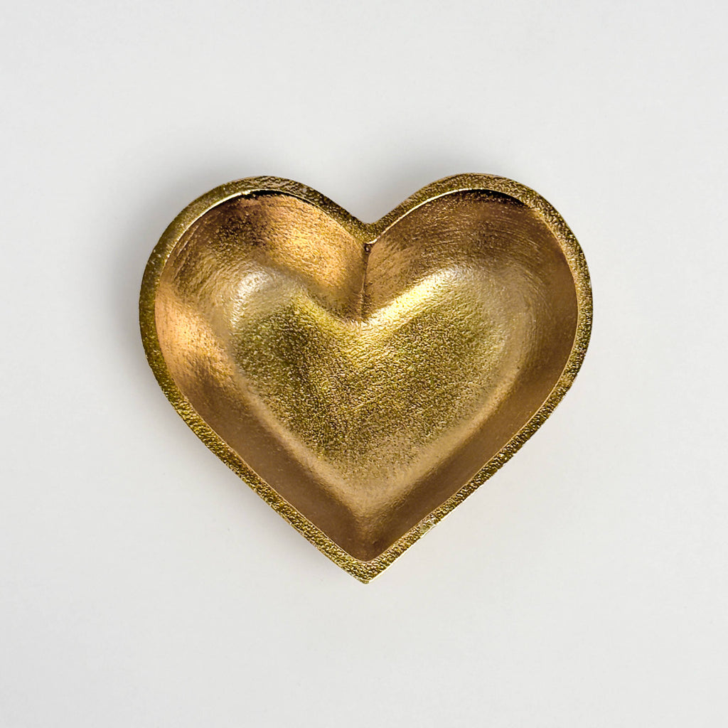 Gold Heart Trinket Bowl