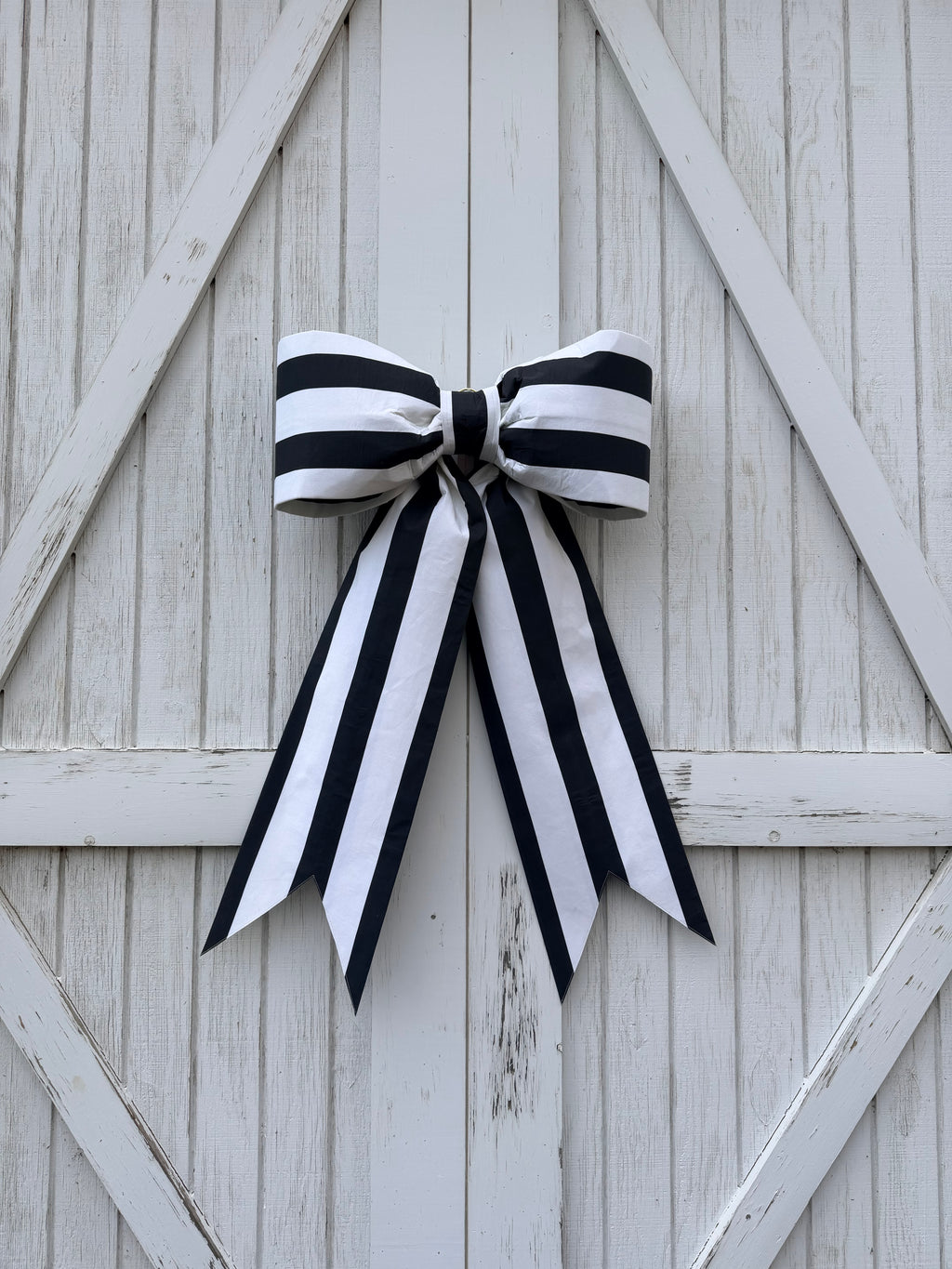 Black/Beige Spooky Stripe
