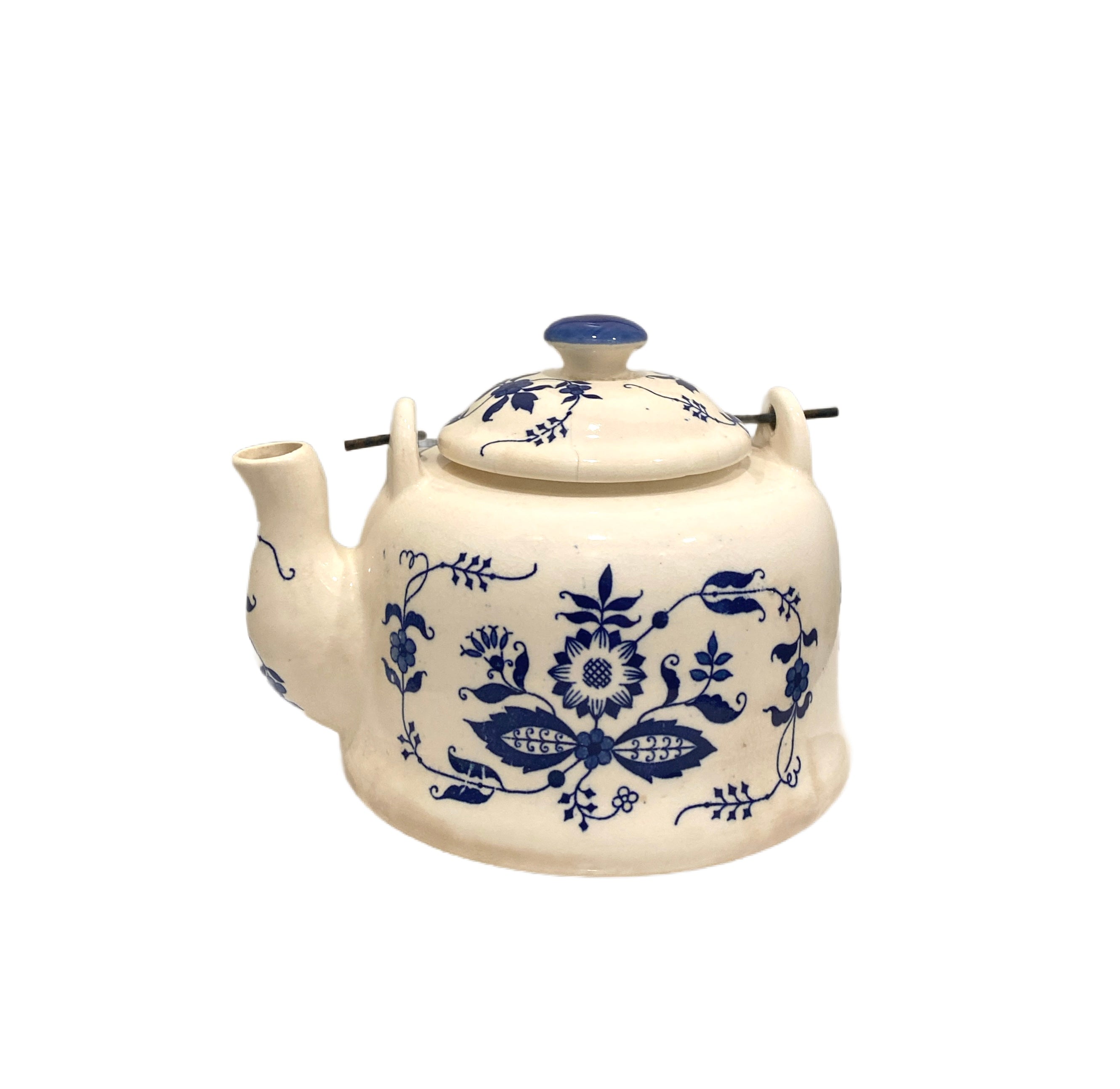 Blue Onion Pattern Teapot