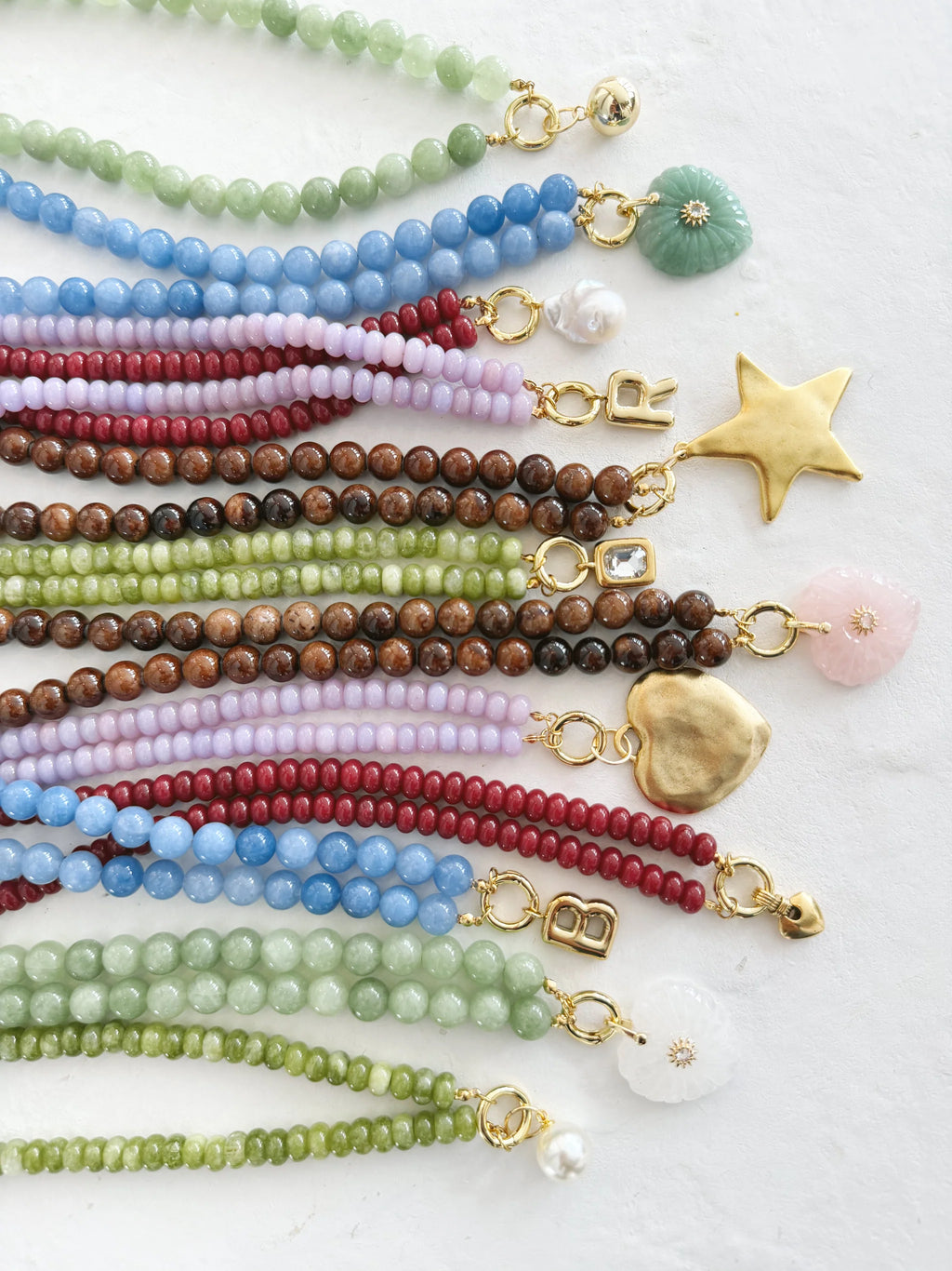 The Cherry Anne Necklace (with Antique Gold Heart)