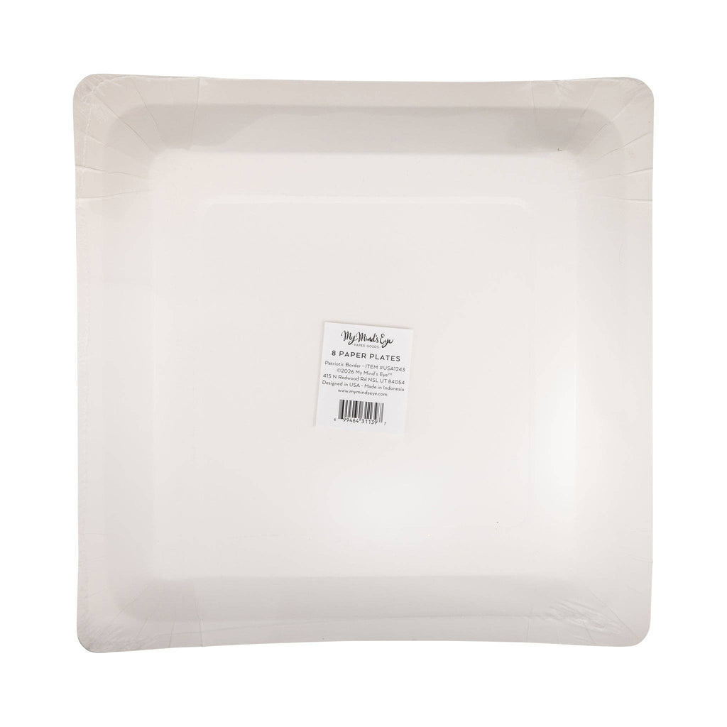 Border Paper Plate Set