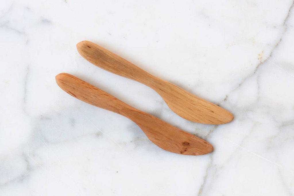 Fruitwood Parisian Butter Spreader Set
