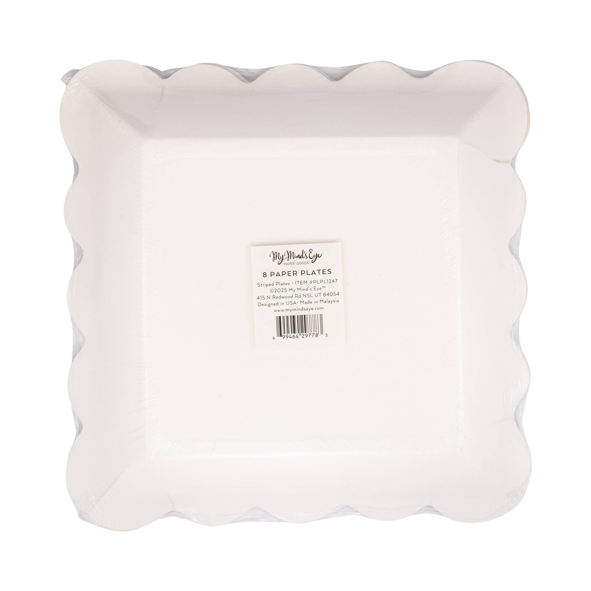 Halloween Stripe Plate Set