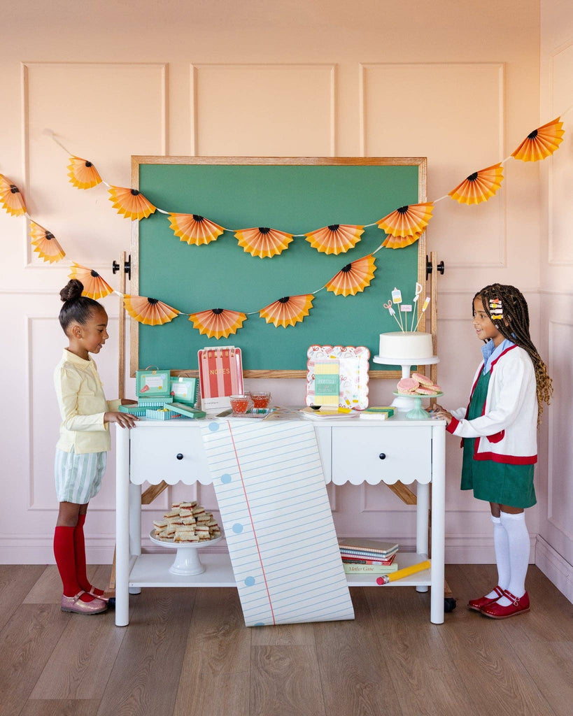 Lined Paper Table Runner