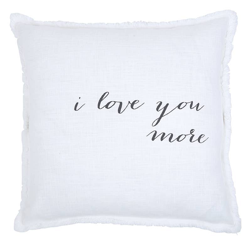 Square  Sofa Pillow - I Love You More