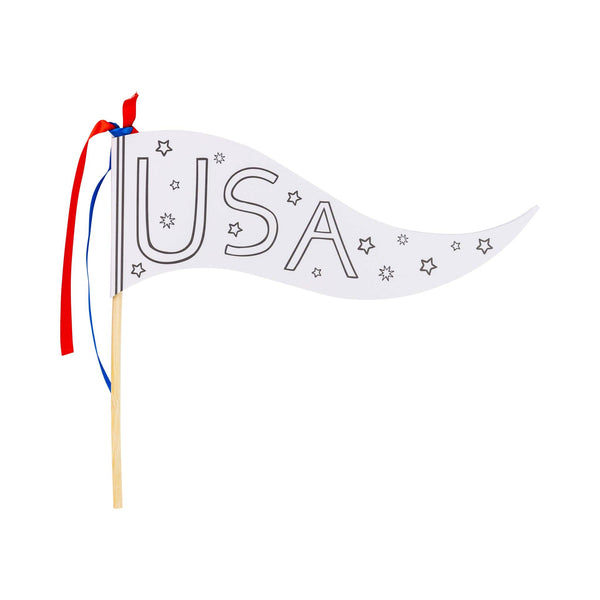 Cardstock Coloring Pennant