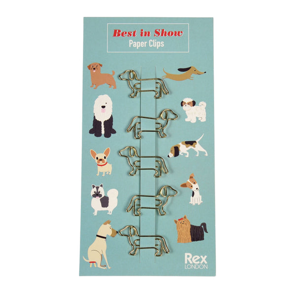 Dog paper clips (set of 5) - Best in Show