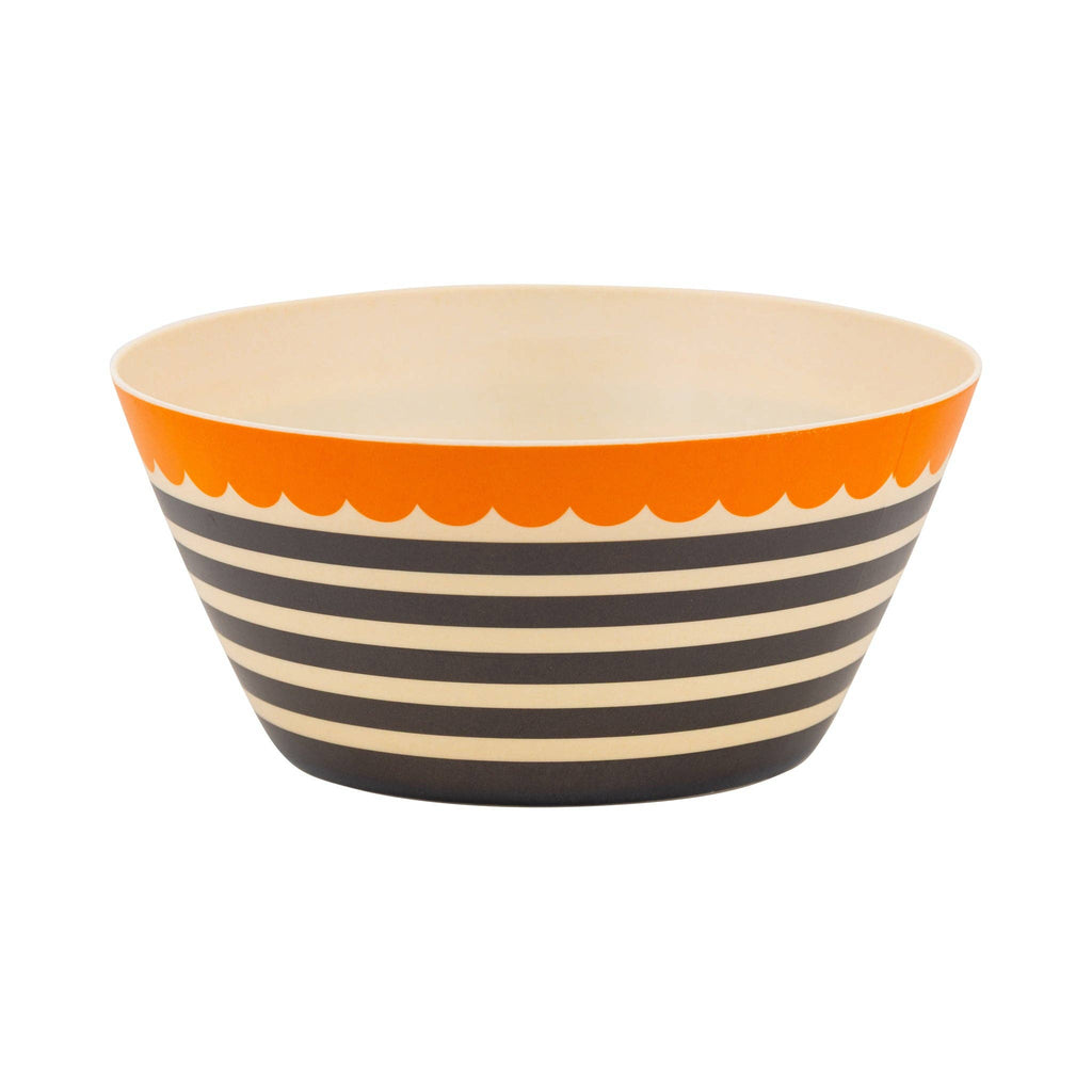 Striped Bamboo Bowl