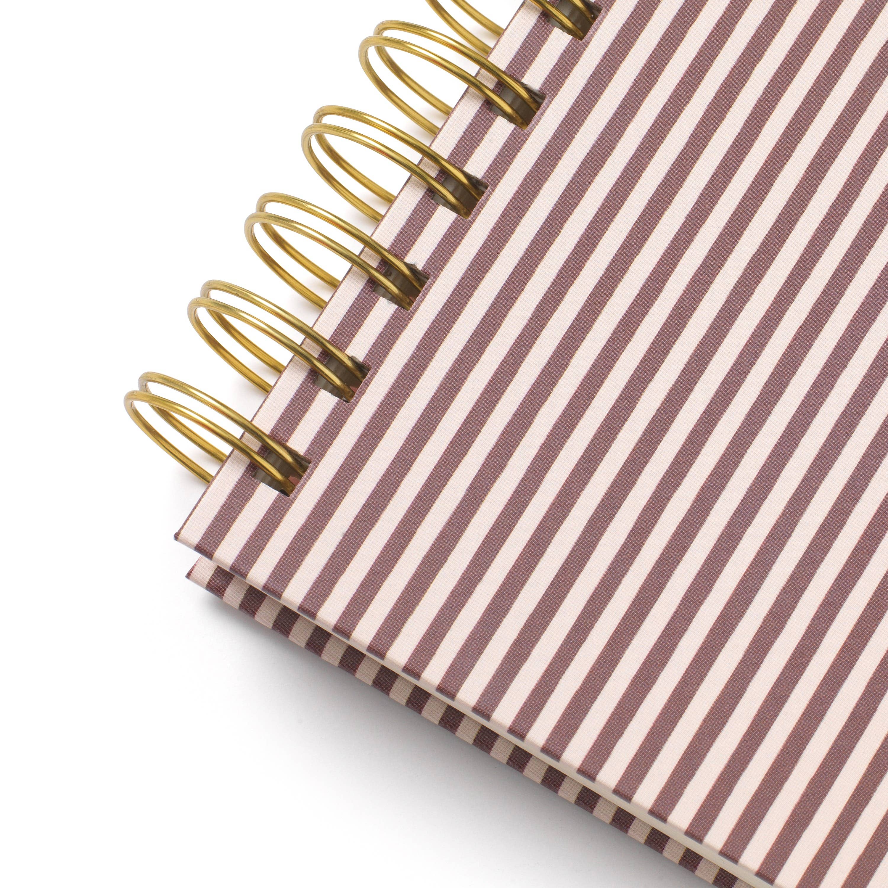 Striped Bloom Lined Notebook
