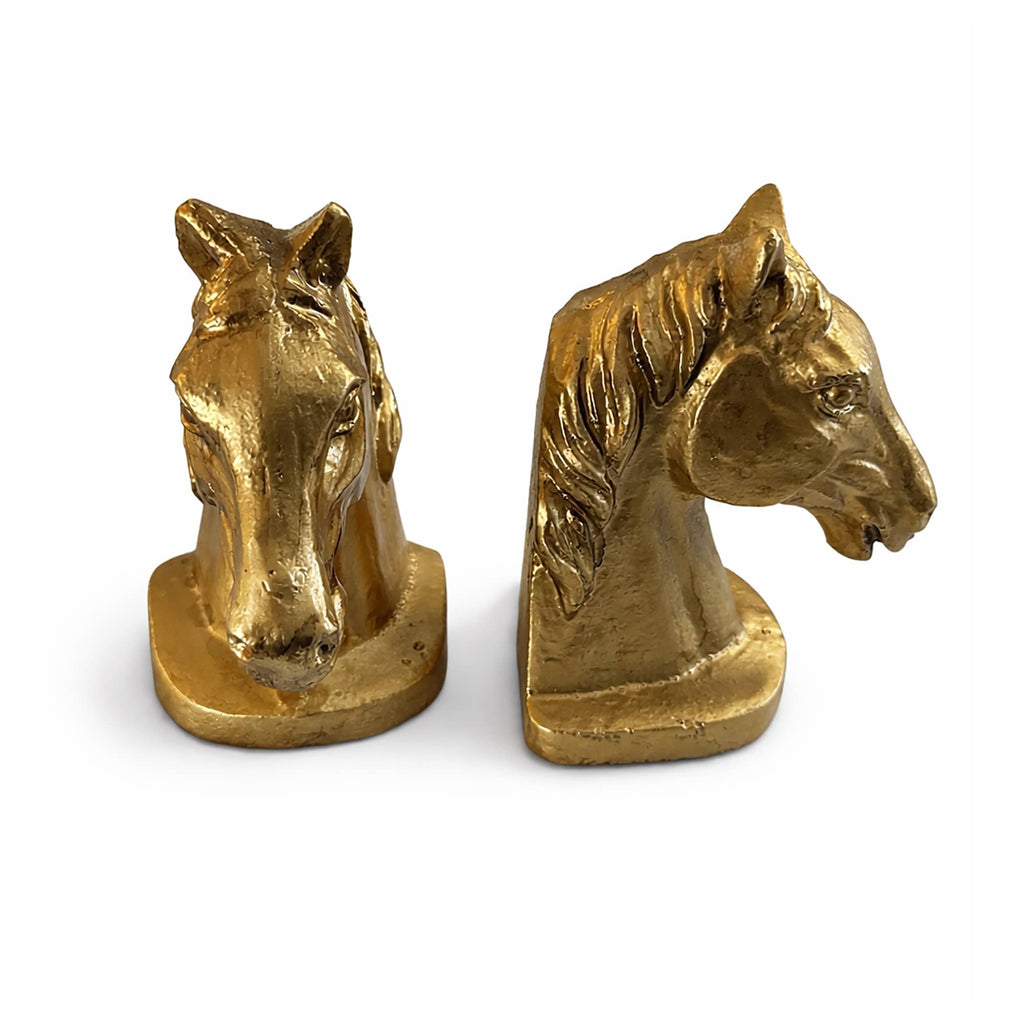 Horse Head Decorative Bookend Set