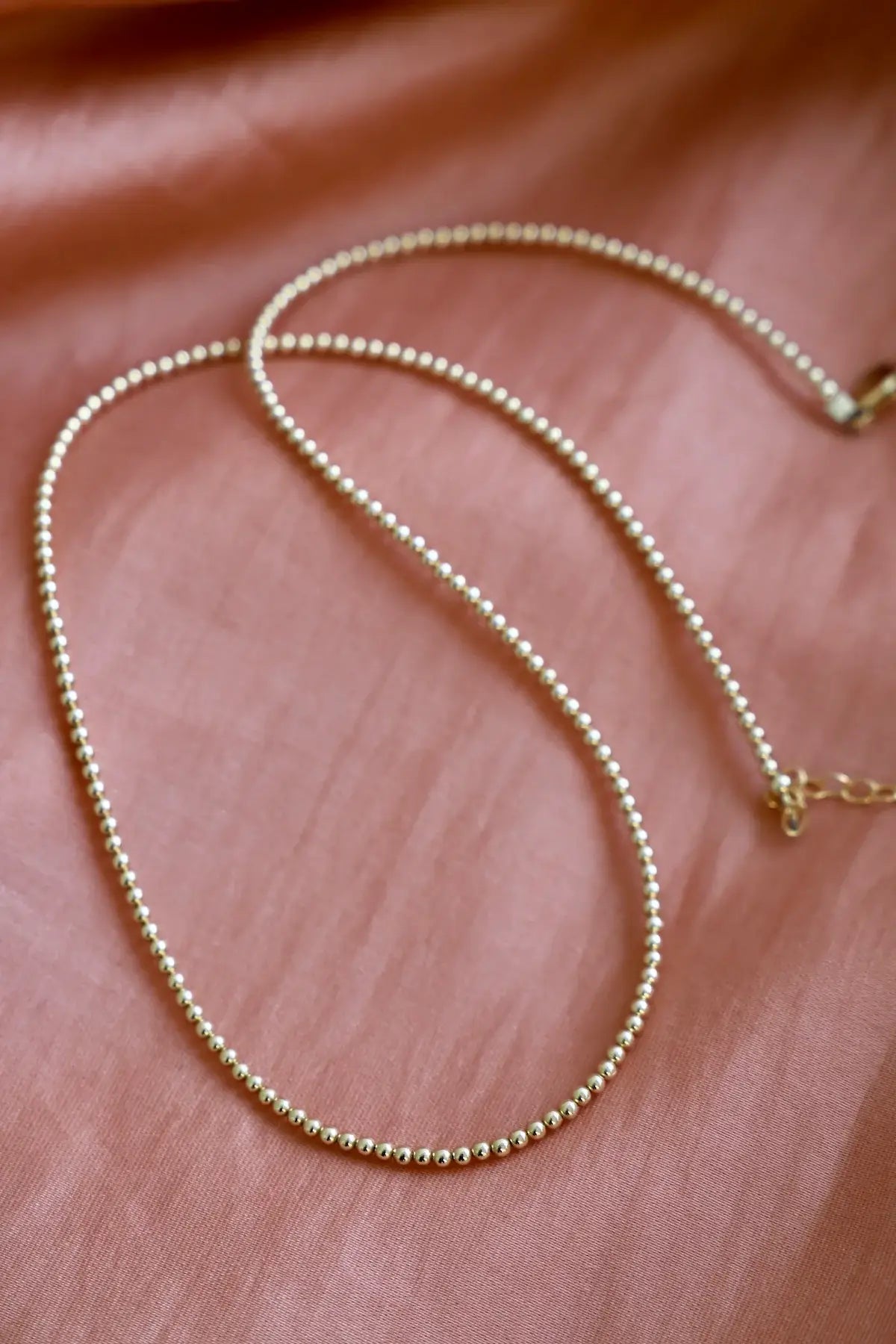Gold Filled Beaded Chain