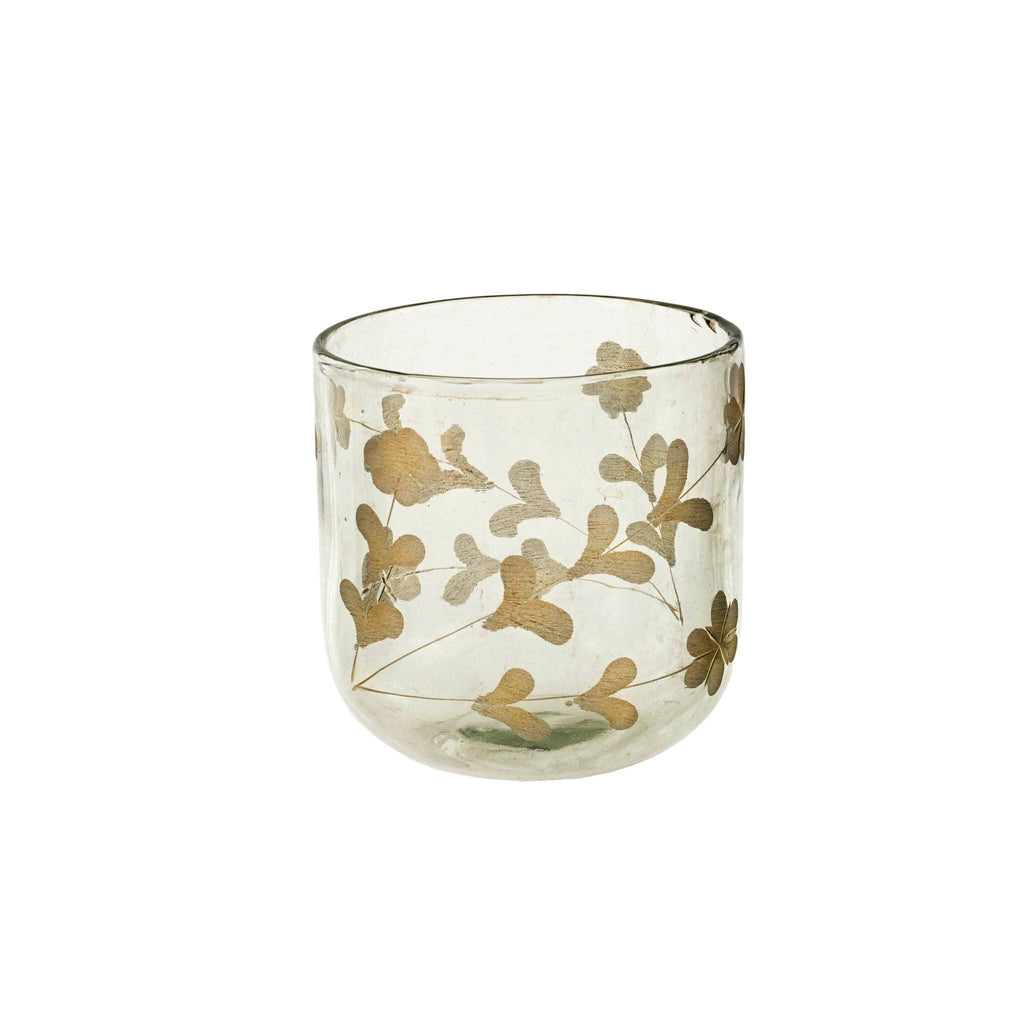 Rosalie Etched Vase L, Gold