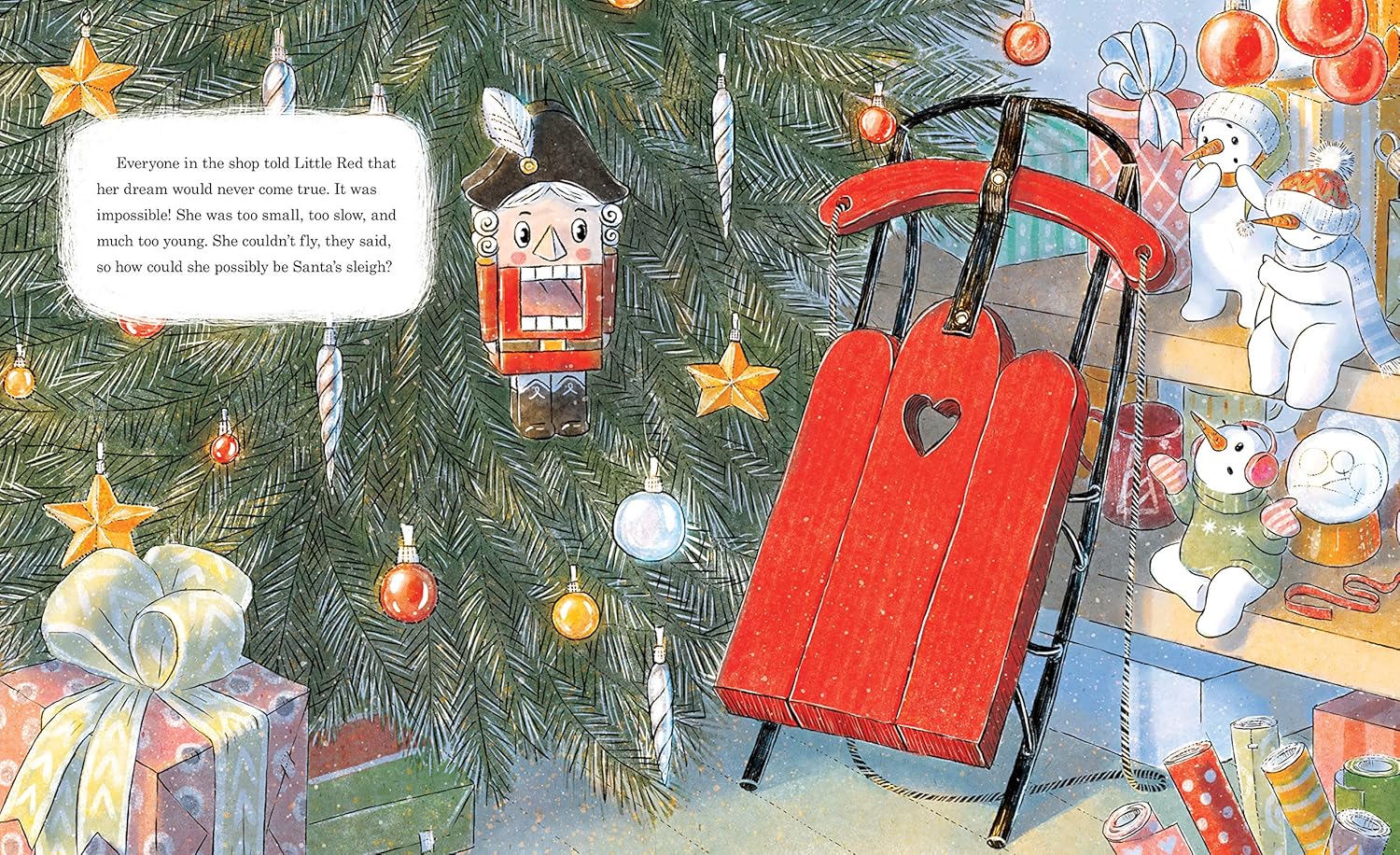 Little Red Sleigh: A Heartwarming Christmas Book