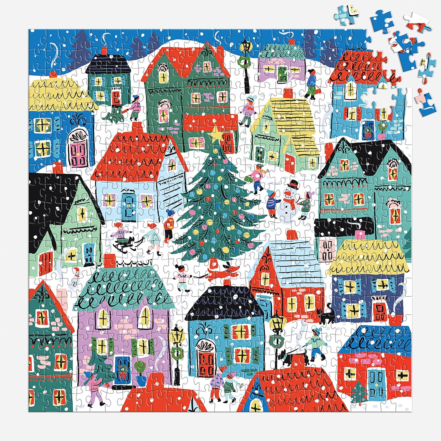 Christmas In The Village Puzzle