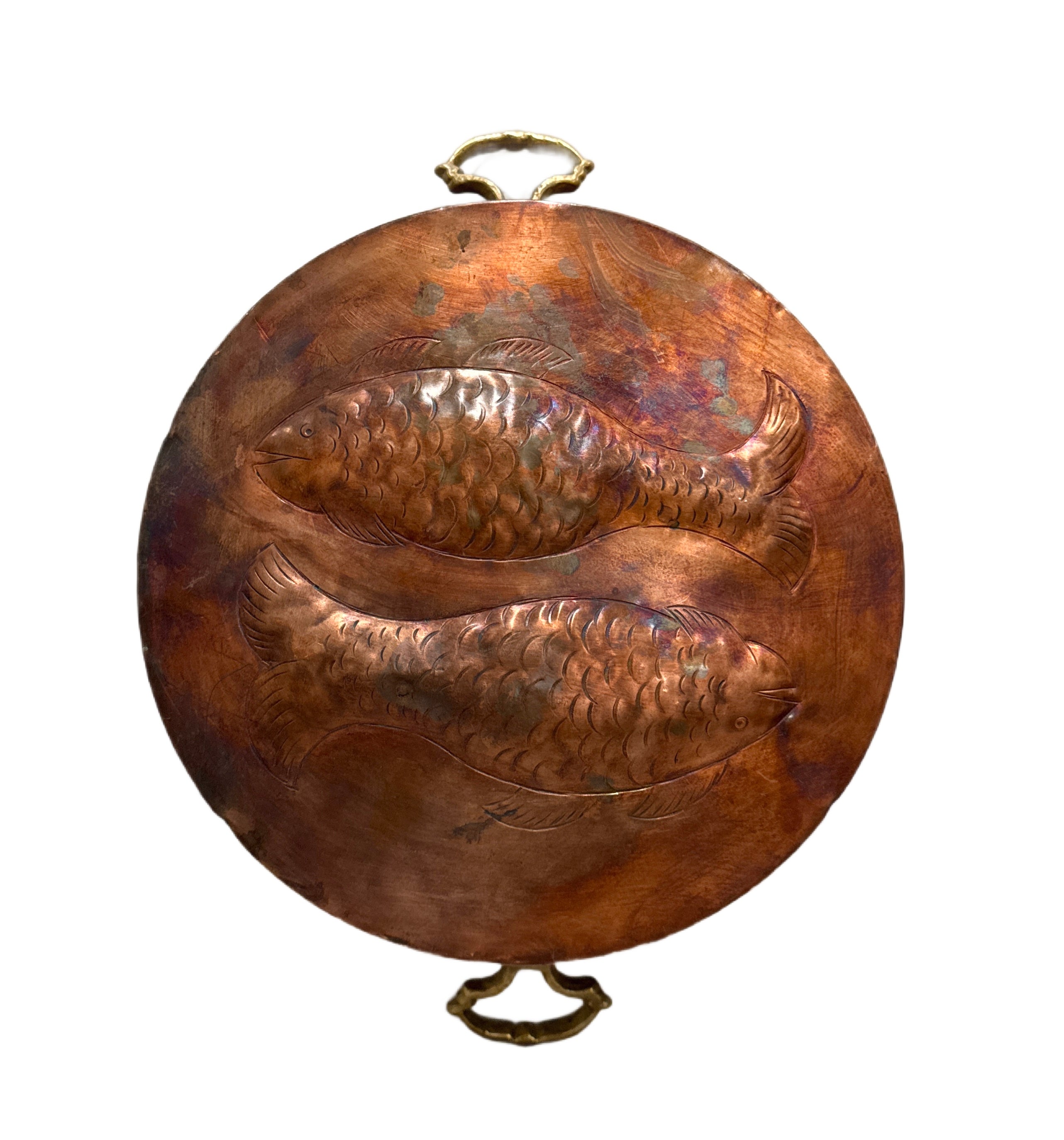 Rare French Copper Fish Pan