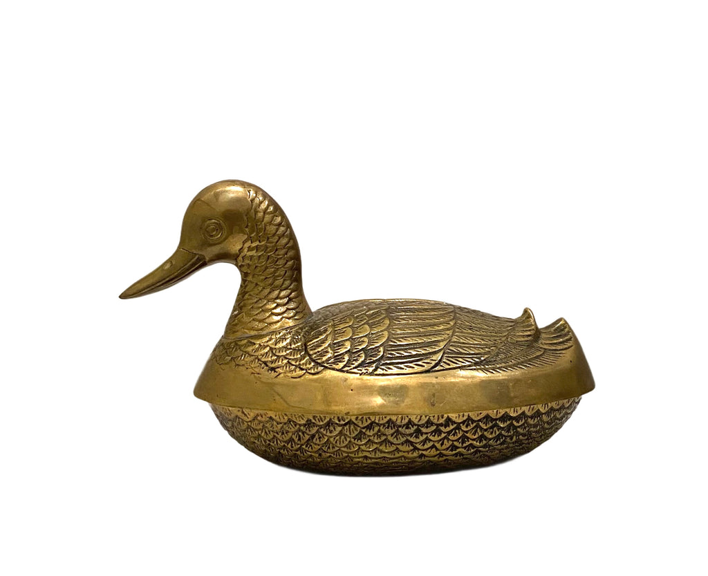 Vintage Brass Duck
