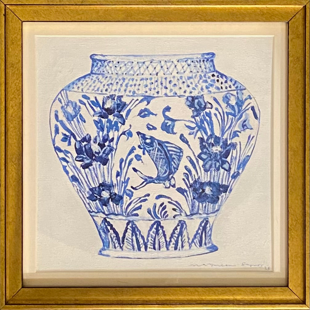 Blue and White Vase