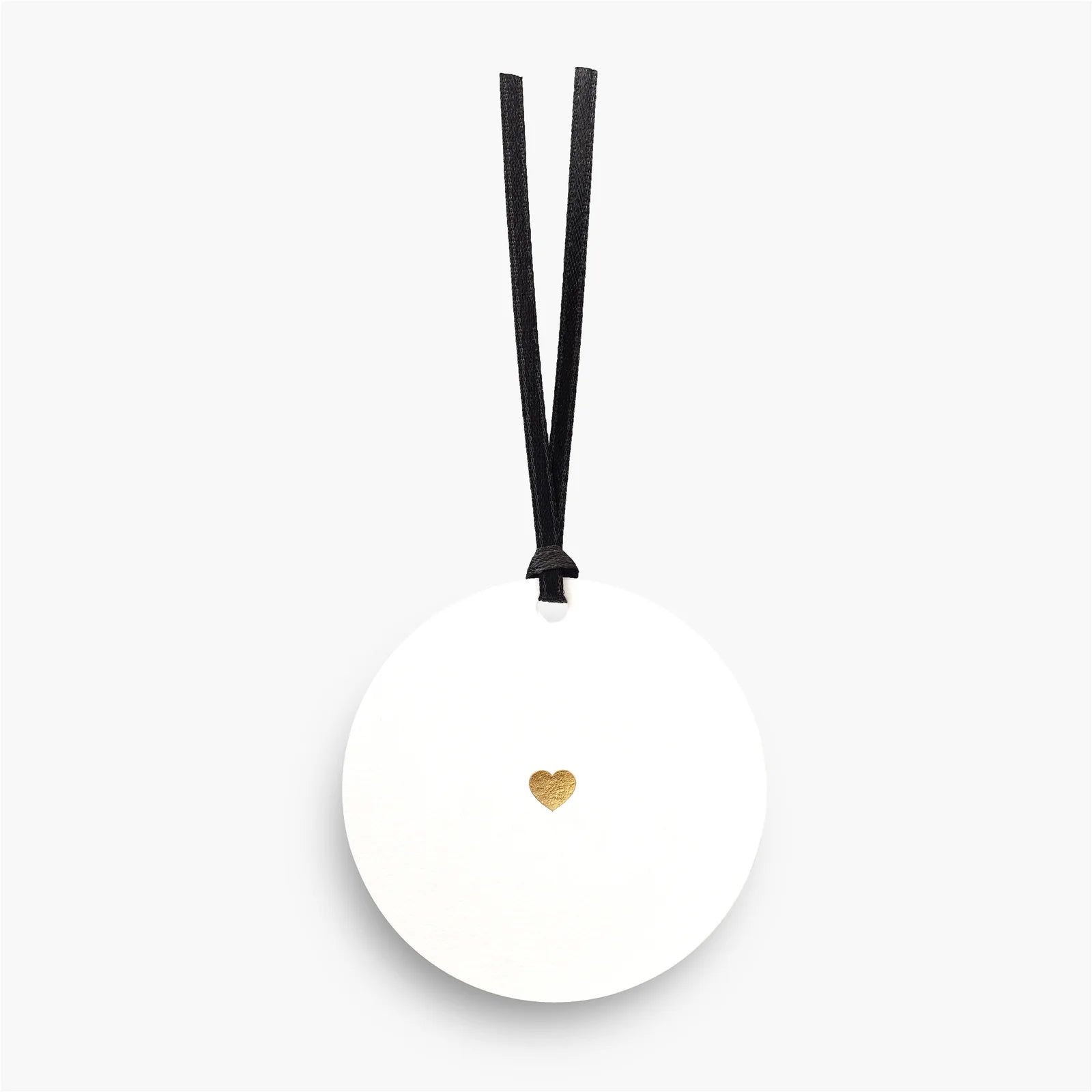 Heart Gold Foil Gift Tag