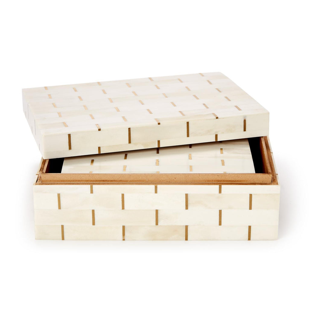 Monaco Bone Grid Box