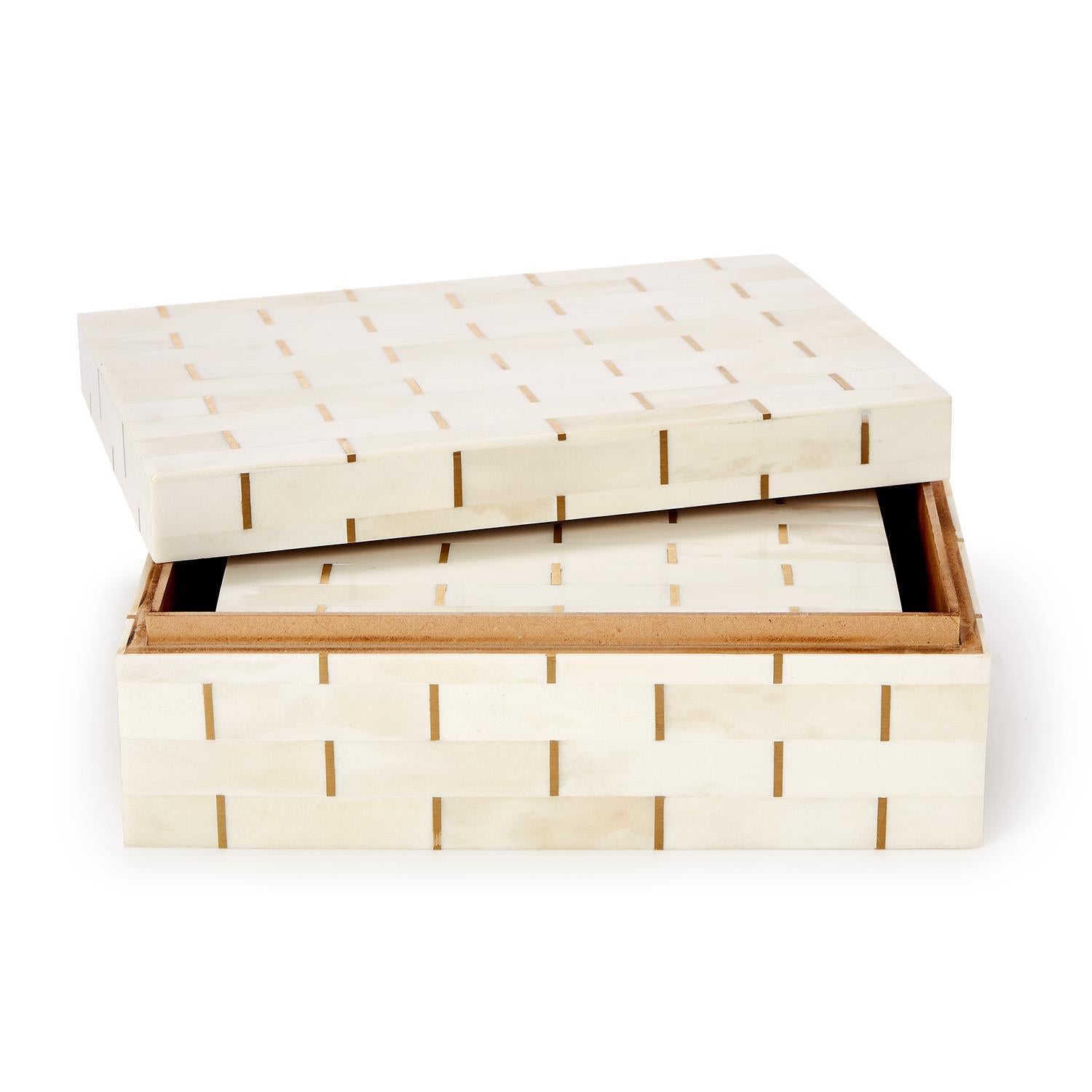 Monaco Bone Grid Box