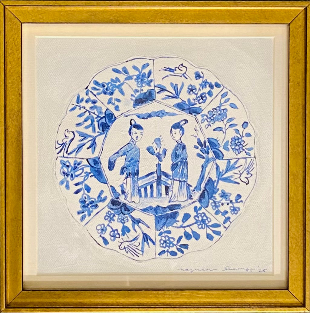 Blue and White Plate