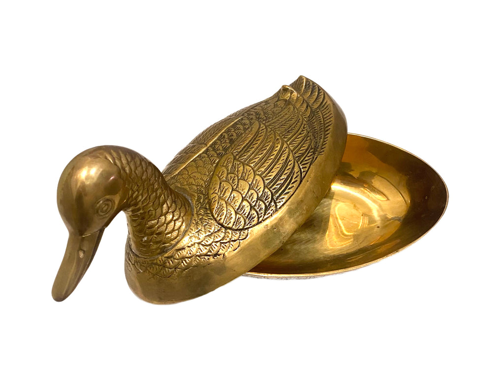 Vintage Brass Duck