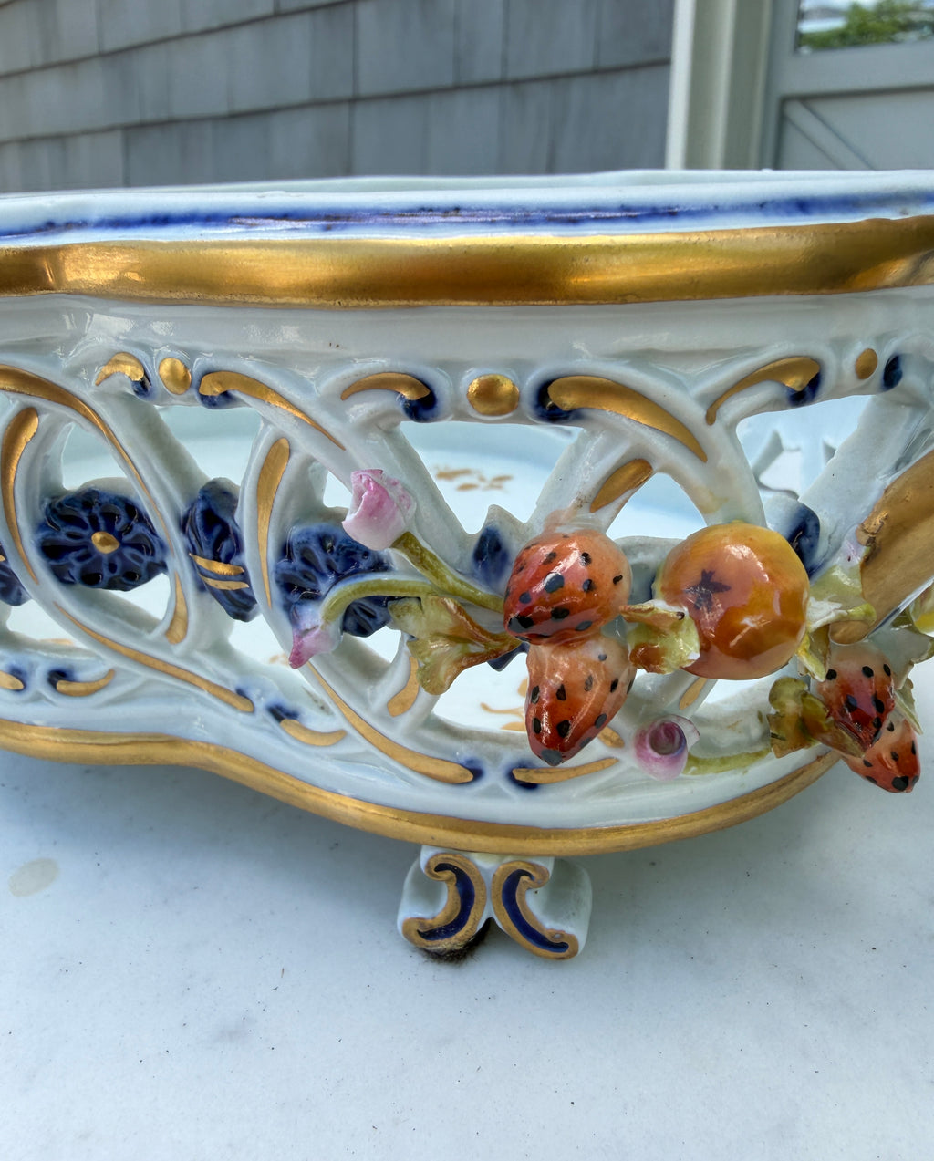 Vintage Ceramic Basket
