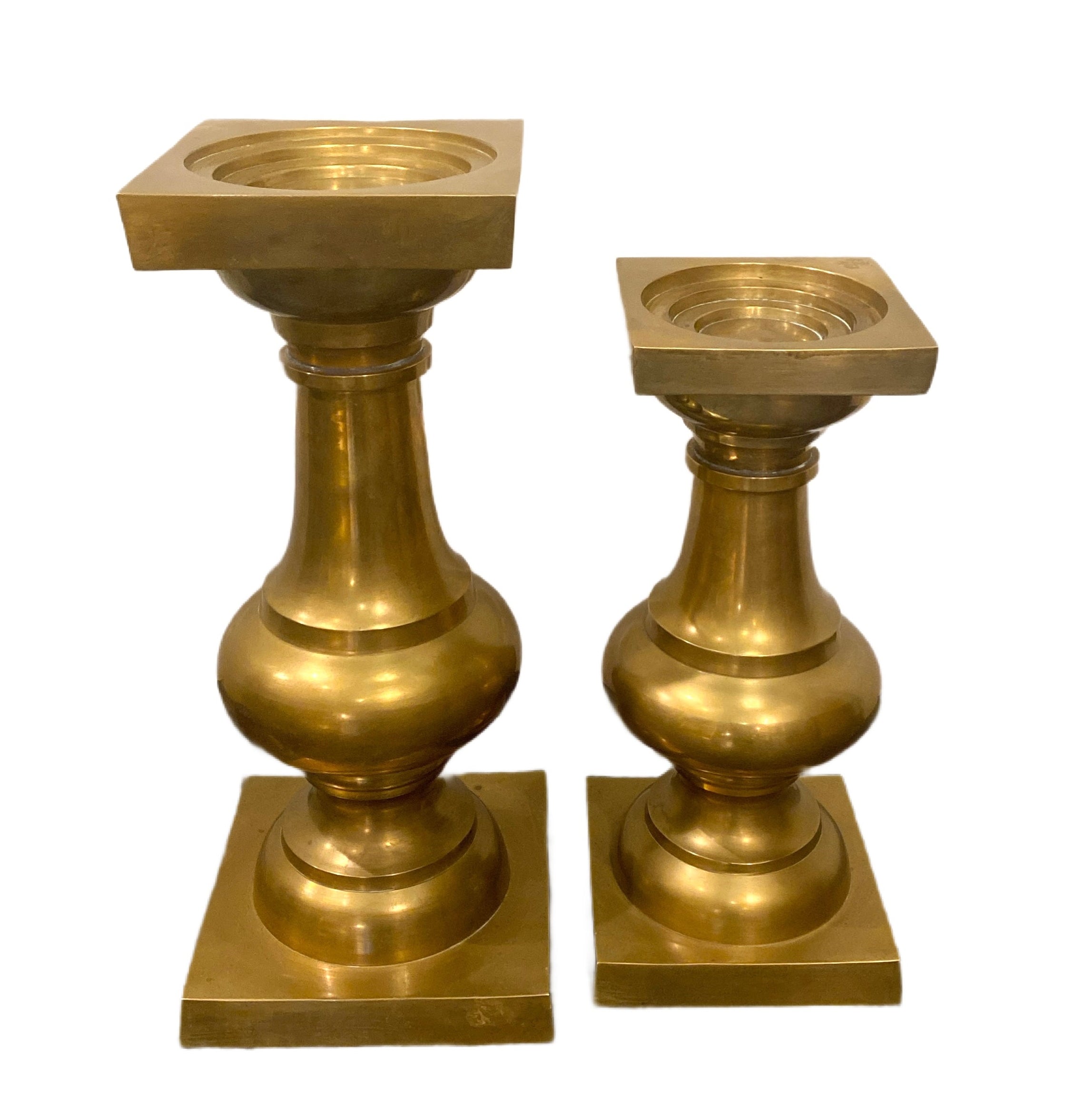 Tall Brass Candlesticks