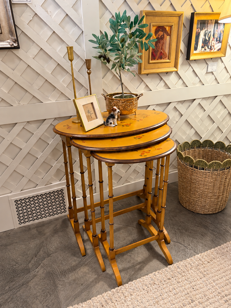 Hand Painted Nesting Tables