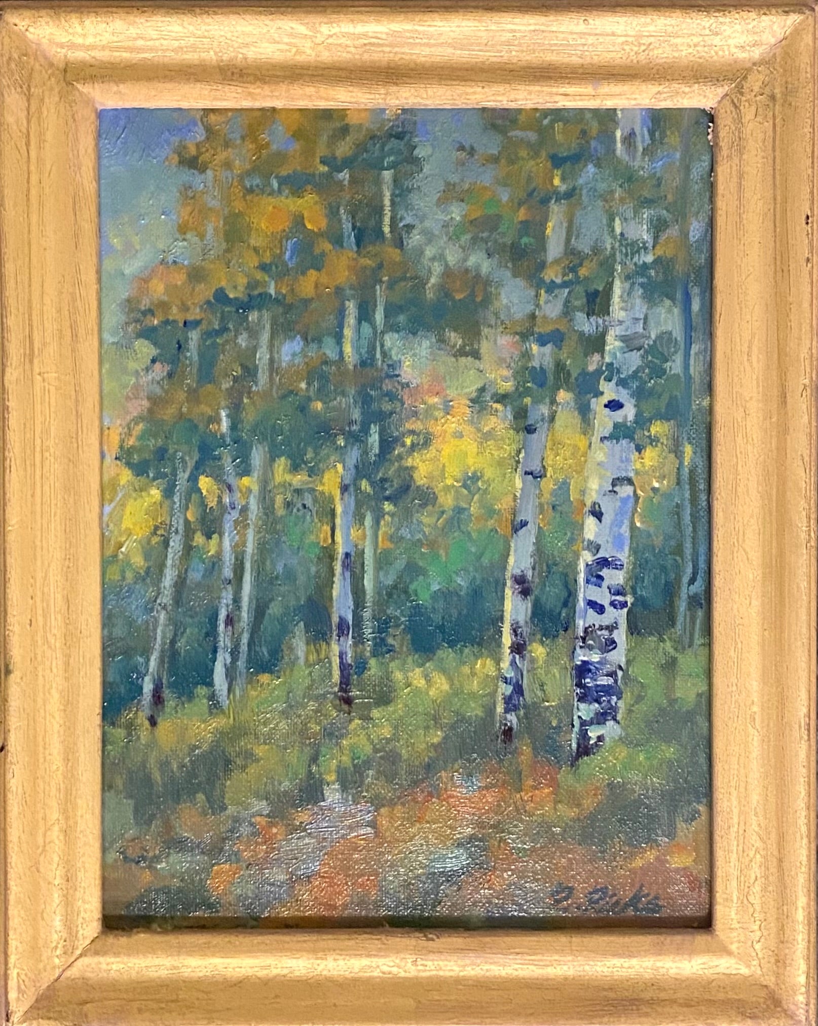 Aspens in Evening Light