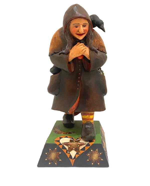 Leo Smith Folk Art Lady Witch