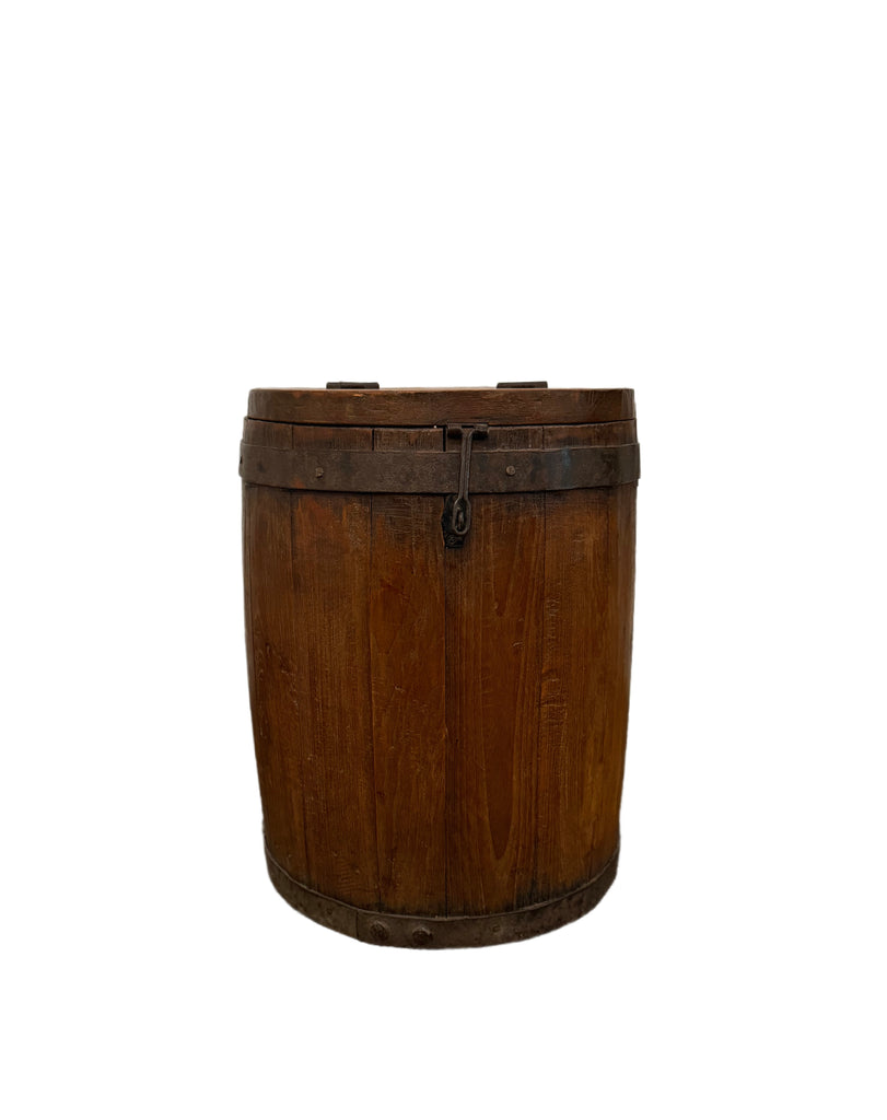 Vintage Wooden Barrel