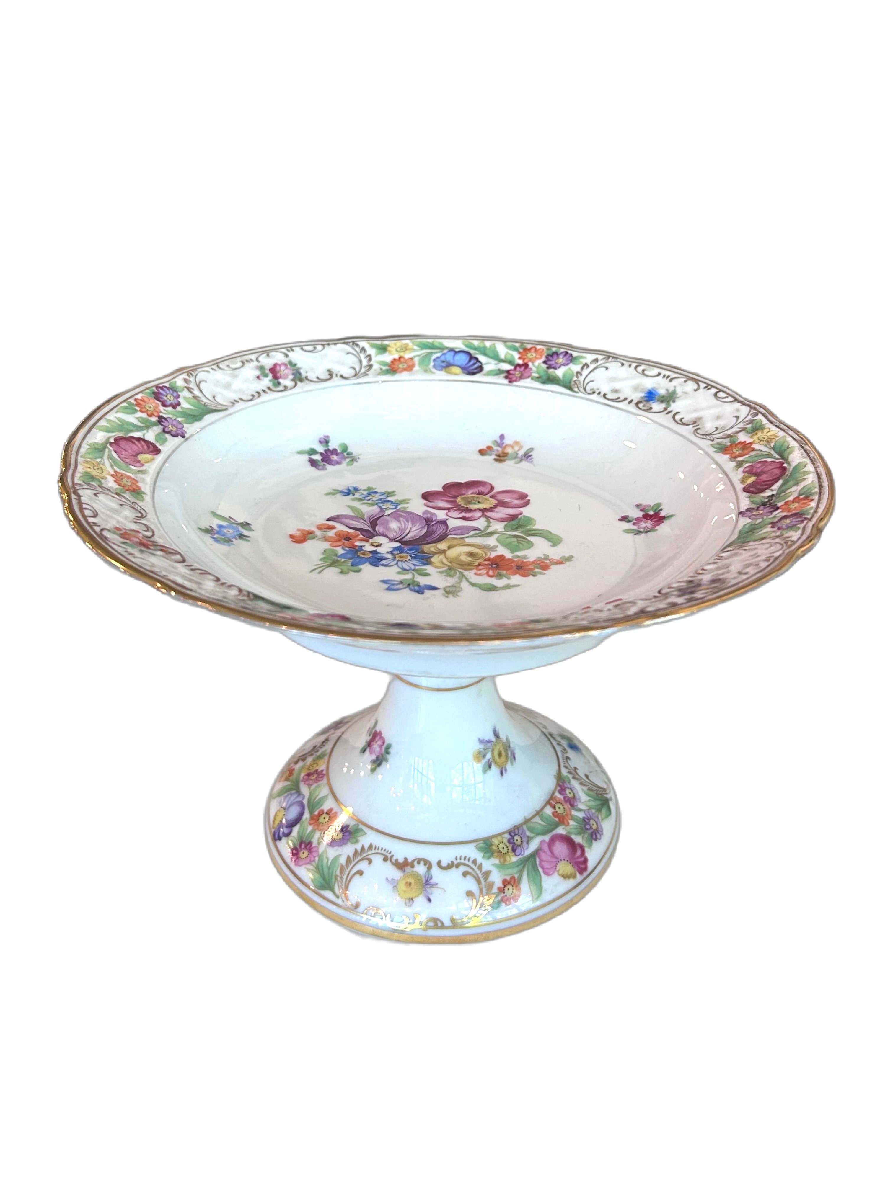 Dresden Pedestal Porcelain