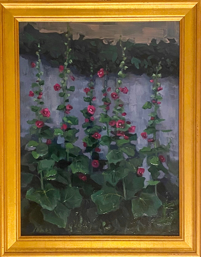 Hollyhocks