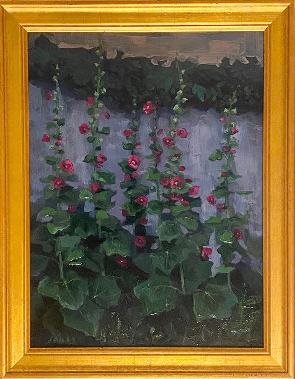 Hollyhocks