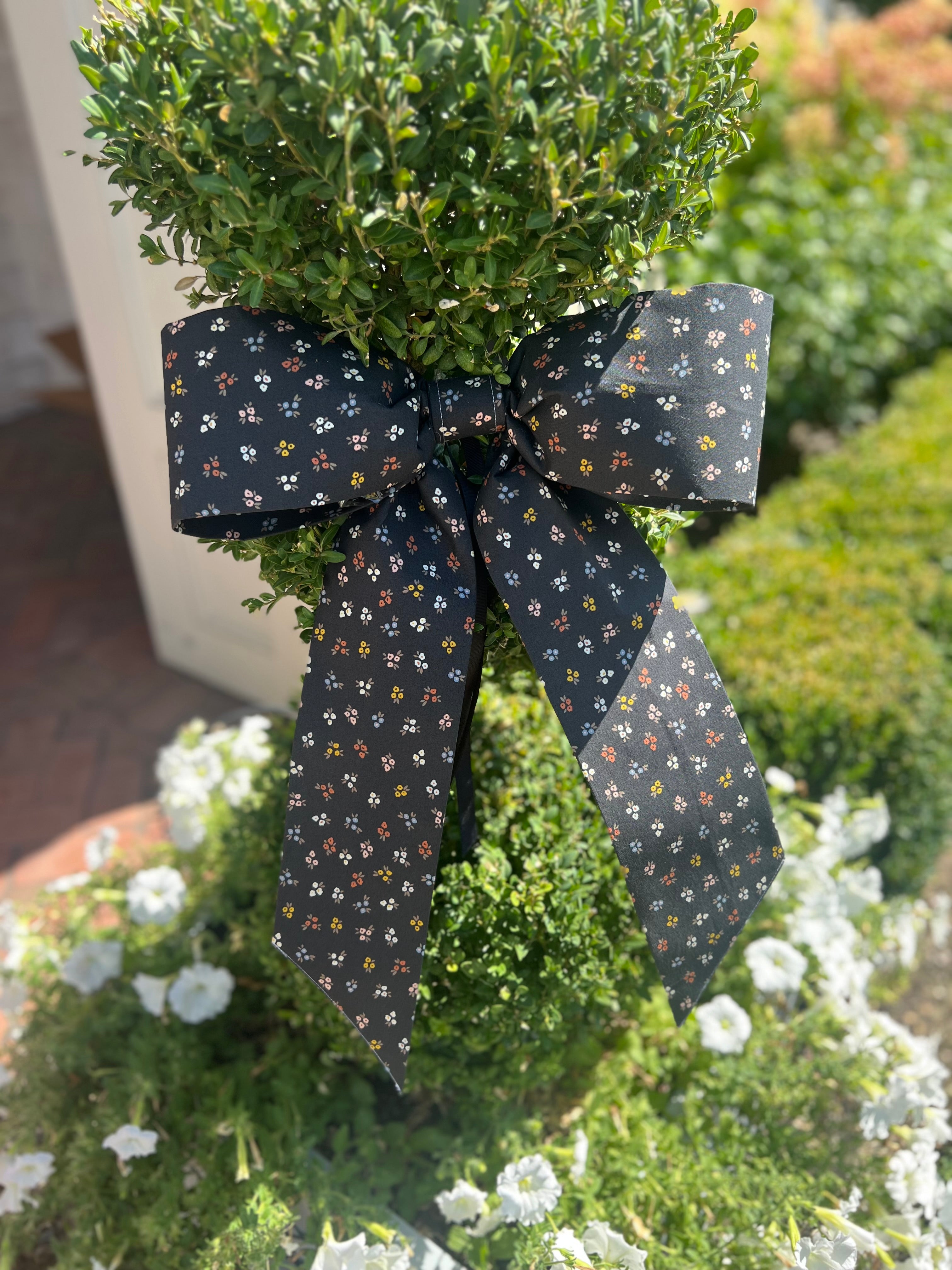 Black Multi-Color Floral