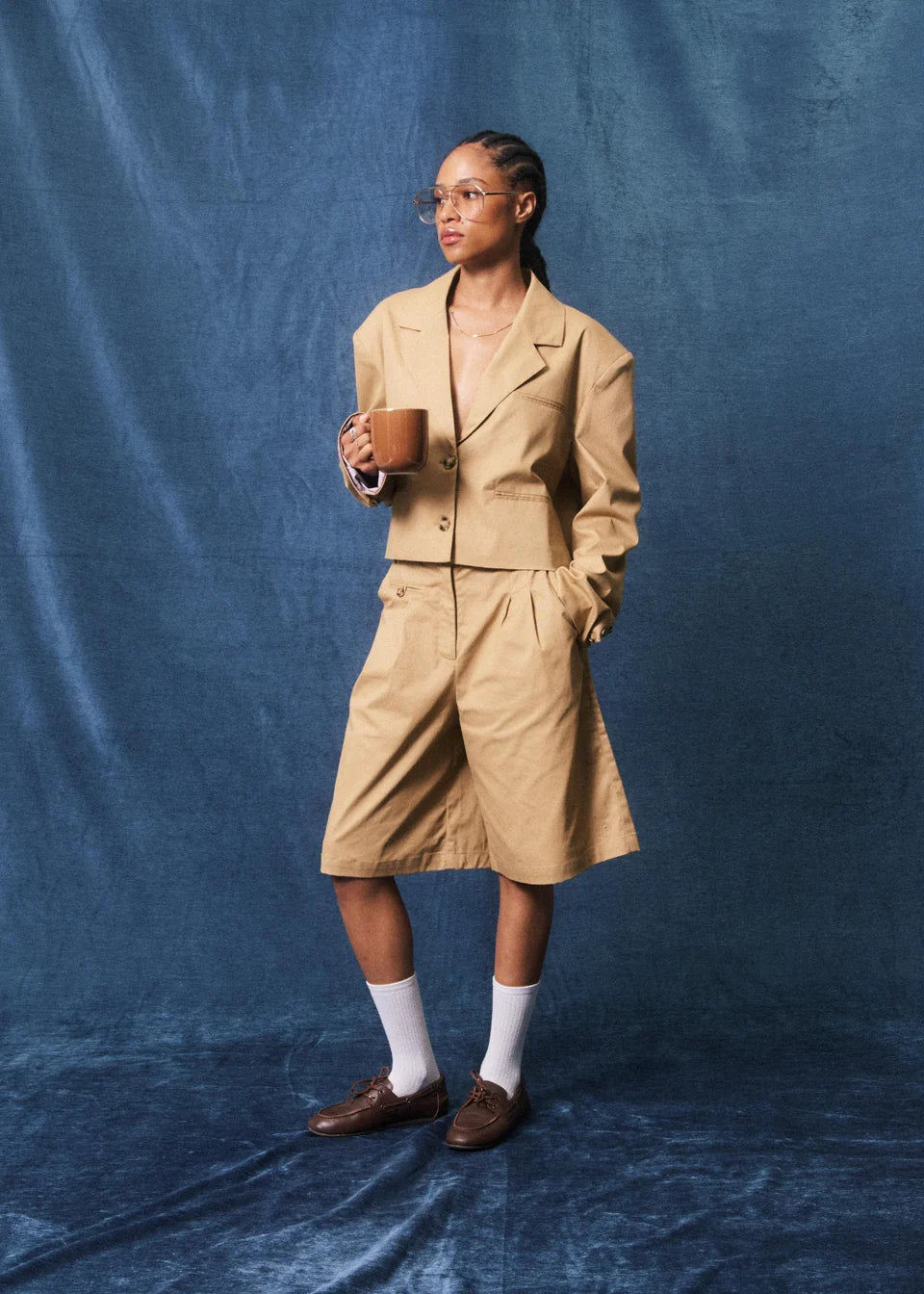 Bermuda Martina Camel Shorts